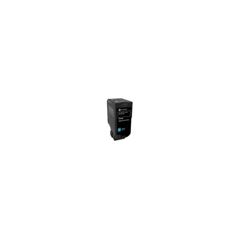 Lasertoner Corporate HY, 12.000 Seiten, cyan LEXMARK 74C2HCE