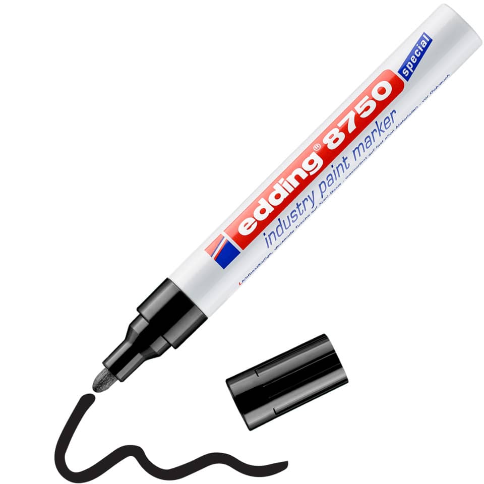 Industrielackmarker 8750, 2-4mm, schwarz EDDING 4-8750001 EDDING 8750-001