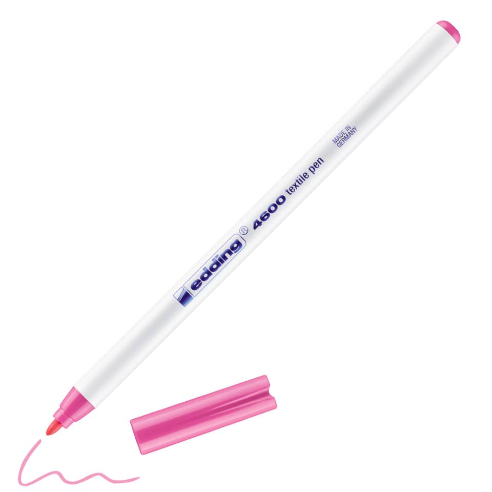 Textilstift 4600, rosa EDDING 4600-009 EDDING 4-4600009