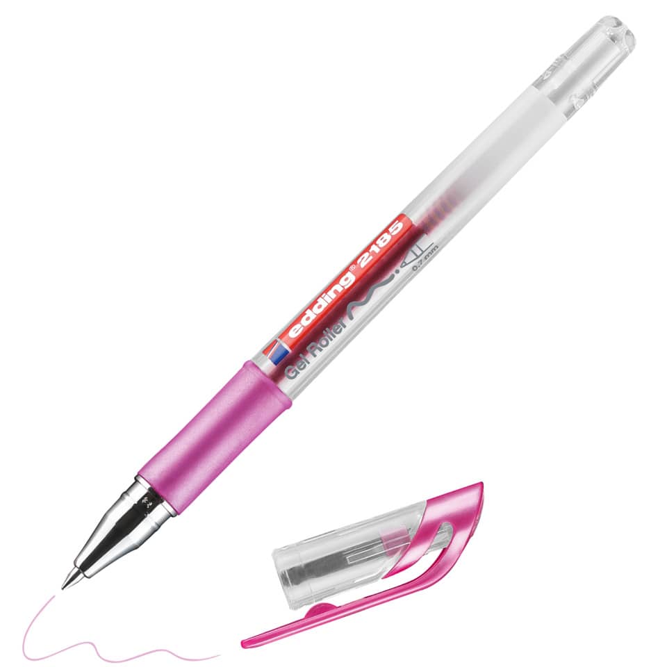 Gelroller 2185, 0,7mm, pink-metallic EDDING 2185-079 EDDING 2185-079 crystal.