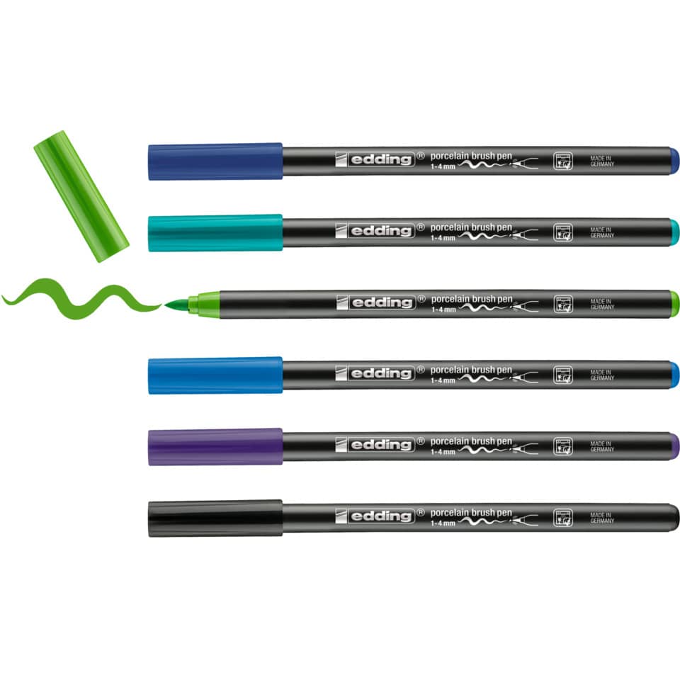 Porzellanmalstift 4200 Cool, 6 Stück, sortiert EDDING 4200-6099 EDDING 4200-6099 Cool