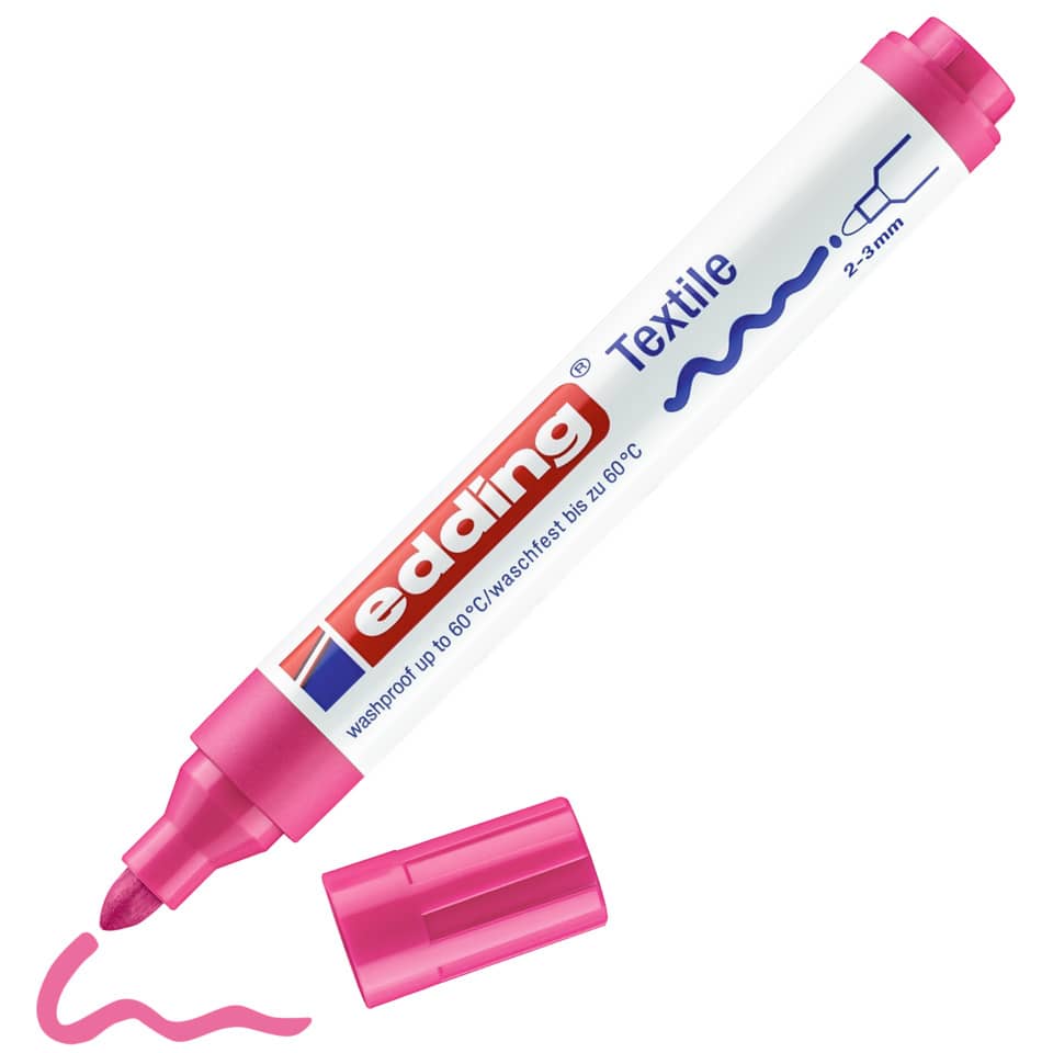 Textilmarker 4500, 2-3mm, neonpink EDDING 44500069 EDDING 4500 69 2-3mm