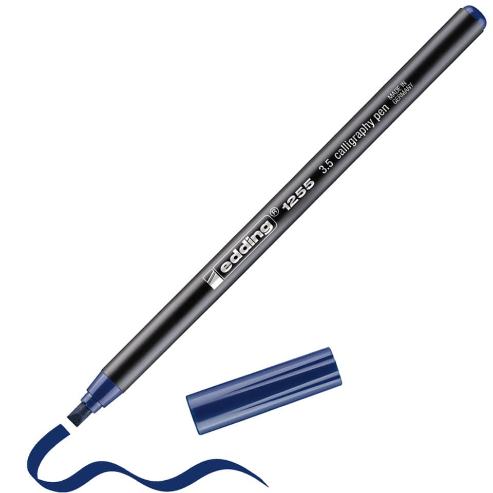 Kalligrafiestift 1255, 3,5mm, stahlblau EDDING 4125535-003 EDDING 125535-017  3,5mm