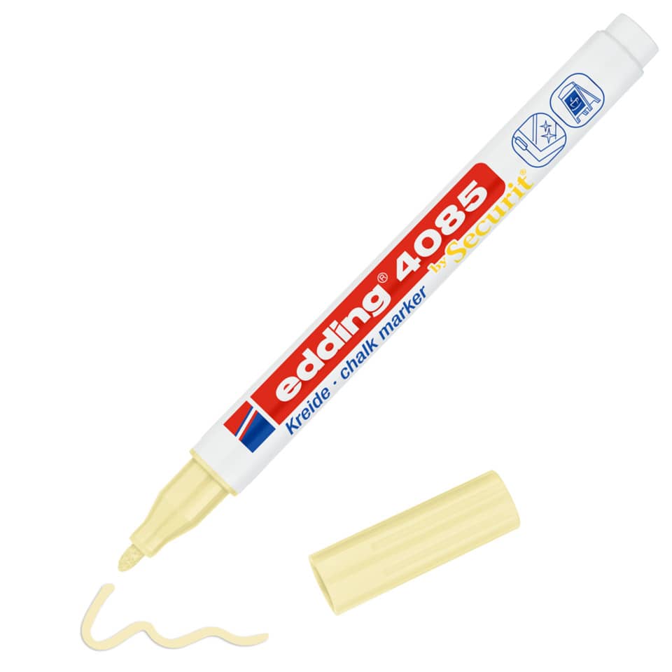 Kreidemarker 4085, 1-2mm, pastellgelb EDDING 4085-135