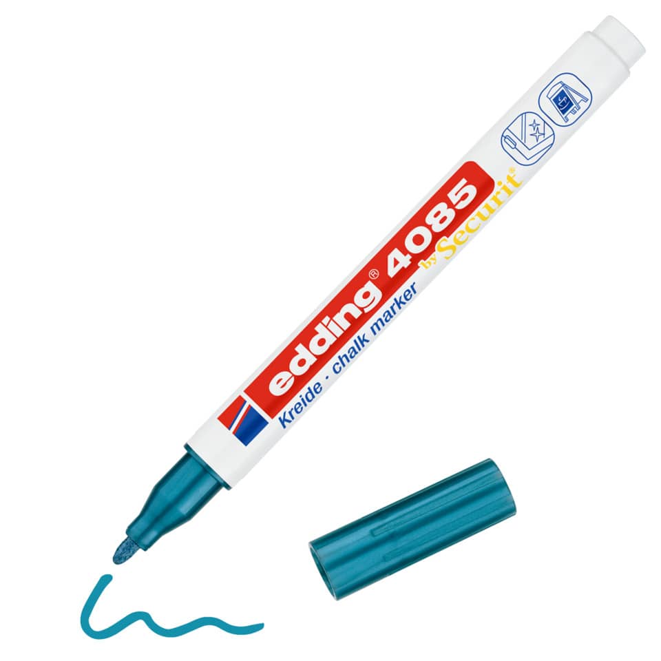 Kreidemarker 4085, 1-2mm, blau-metallic EDDING 4085-073