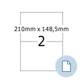 Blattetiketten permanent, 210x148mm, wetterfest, 500 Stück, weiß HERMA 58102 HERMA 58102 wetterfest