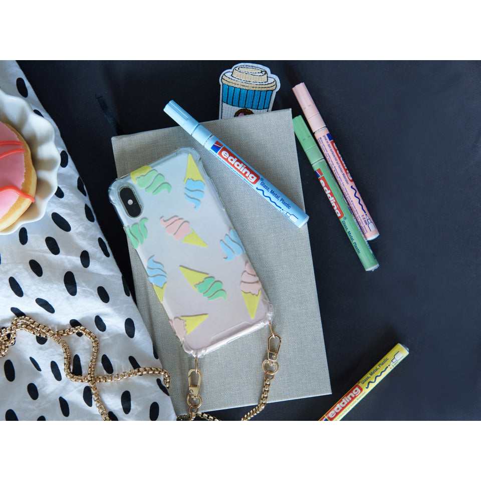 Glanzlackmarker 751, 1-2mm, Rundspitze, blau EDDING 751-9--003 EDDING 751-9-003