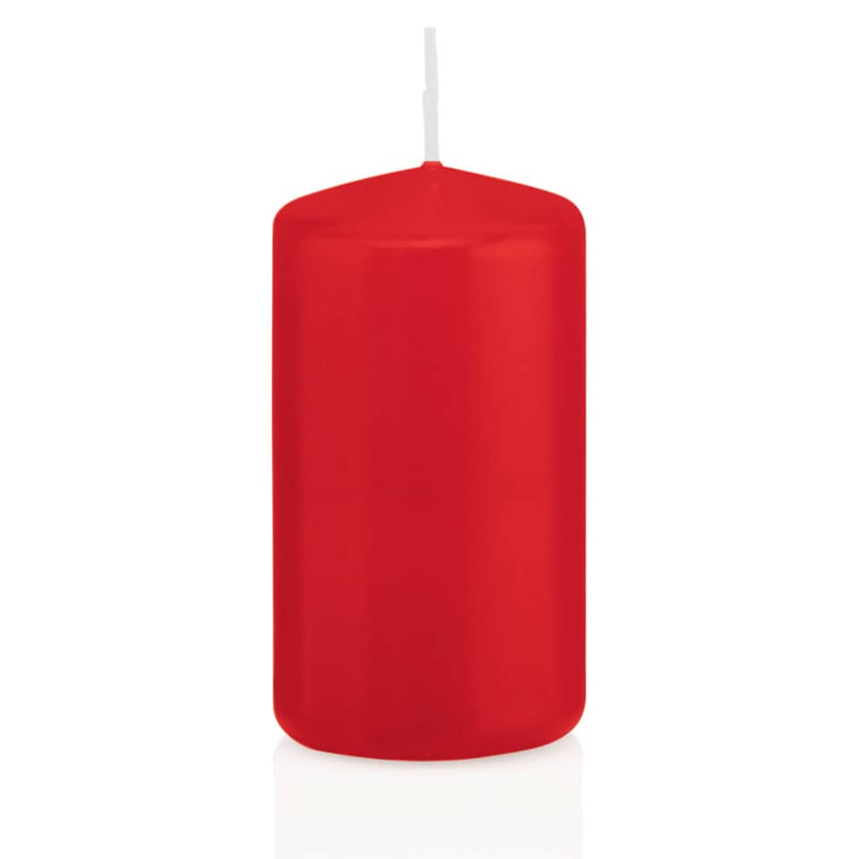Stumpenkerze, 100x50mm, rot  218109.001
