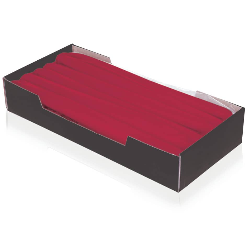 Spitzkerze, 250x25mm, bordeaux WIEDEMANN 203039.067