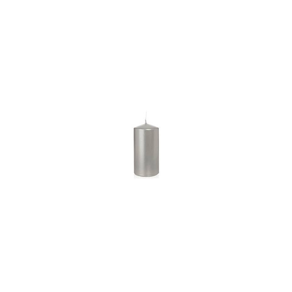 Stumpenkerze, 120x60mm, silber  726117.027
