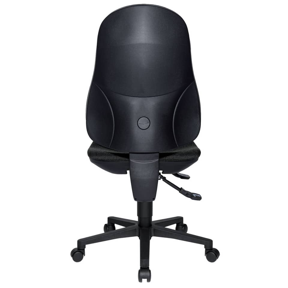 Drehstuhl Support SY ohne Armlehnen, mit Hartbodenrollen, anthrazit TOPSTAR 8550G22H TOPSTAR 8550G22H weiche Rollen