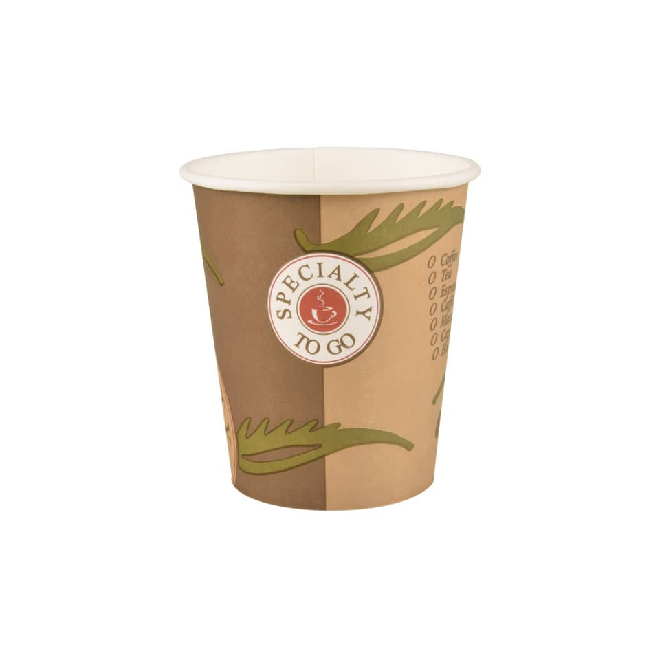 Trinkbecher Pappe "To Go", 0,2l, Ø8cm, 50 Stück STARPAK 14808
