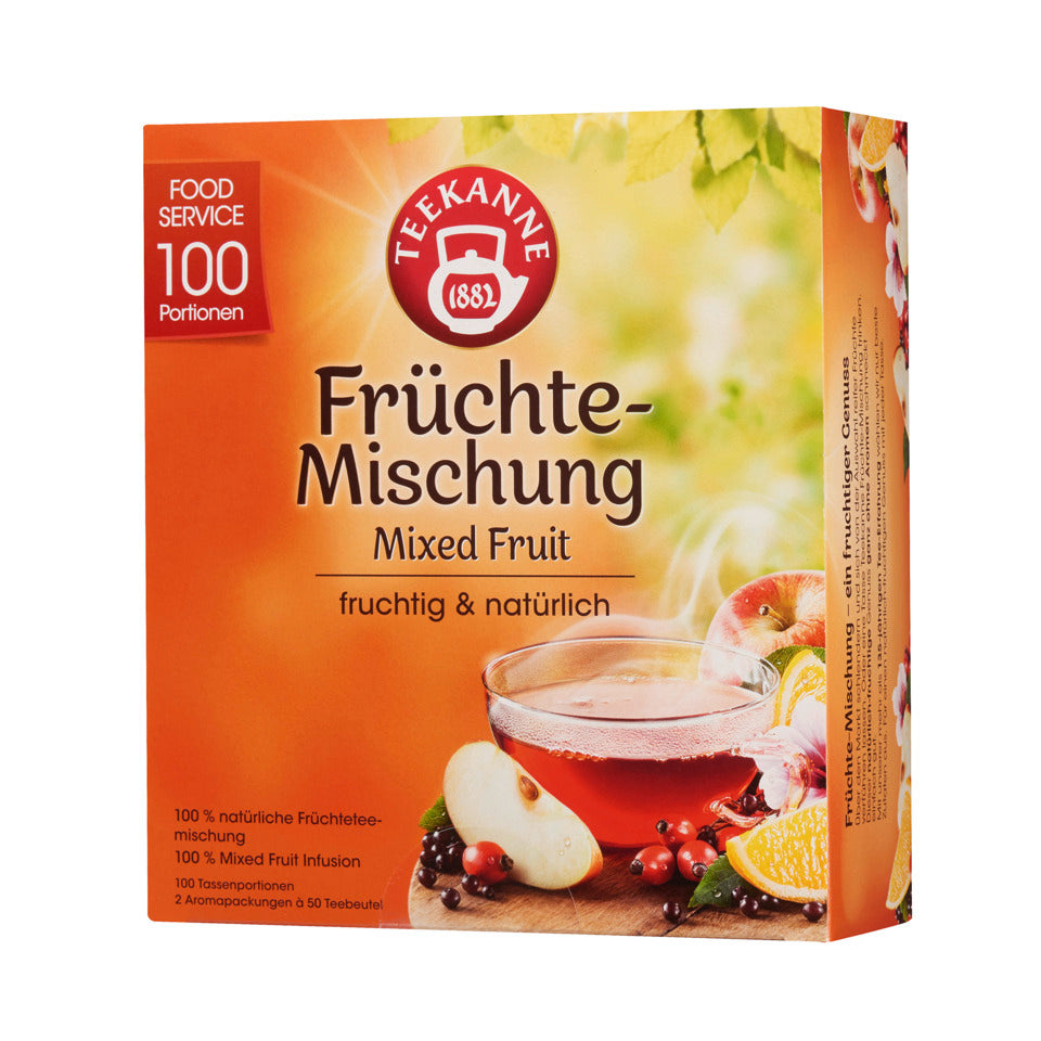 Tee Premium Früchte-Genuss, 100 Beutel x 2 g TEEKANNE 4009300012184