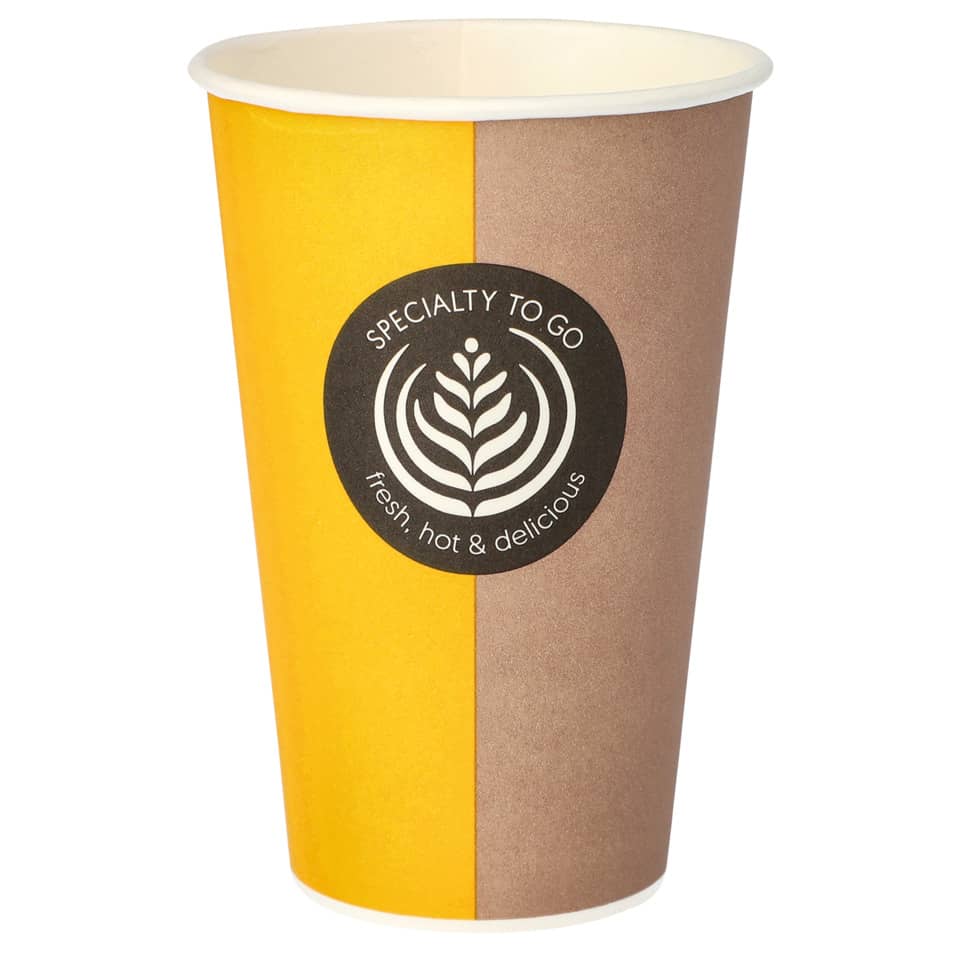 Trinkbecher Pappe "To Go", 0,3l, Ø8cm, 50 Stück STARPAK 14804