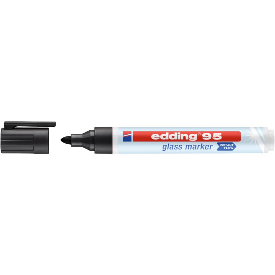 Glasmarker 95, 1,5-3mm, schwarz EDDING ed95-001