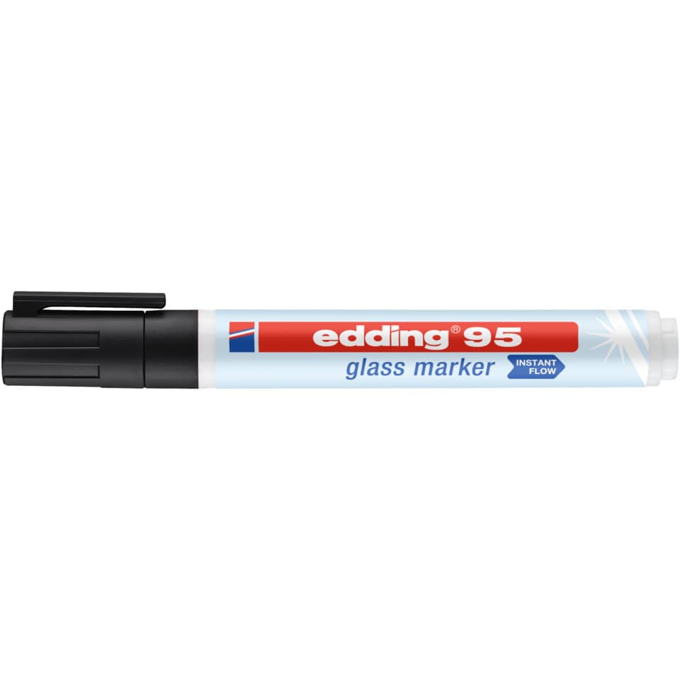 Glasmarker 95, 1,5-3mm, schwarz EDDING ed95-001