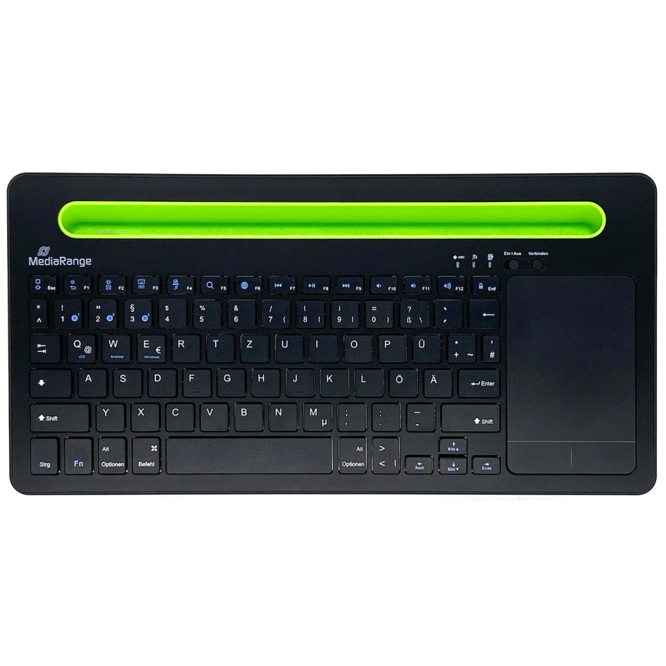 Tastatur, 78 Tasten, schwarz/grün MEDIARANGE MROS131