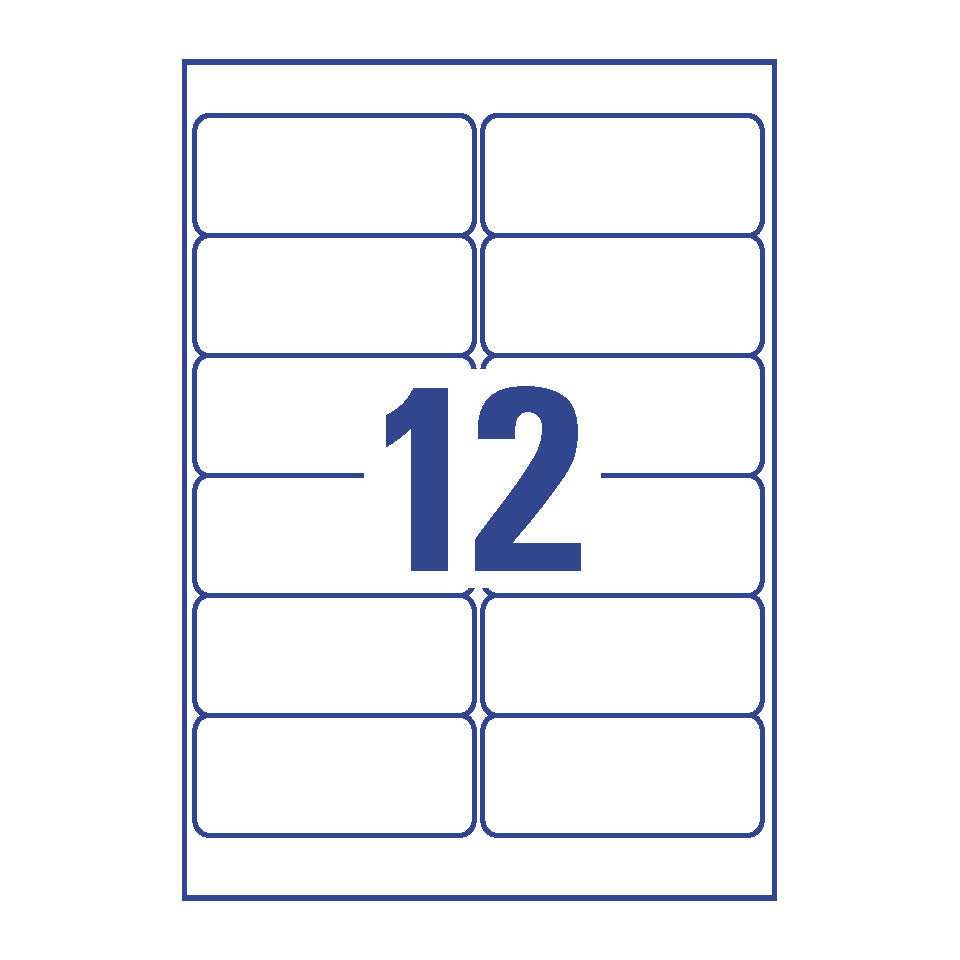 Adress-Etiketten, 99,1 x 42,3 mm, 300 Stück, transparent AVERY ZWECKFORM L4772-25 ZWECKFORM L4772-25  300St