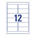 Adress-Etiketten, 99,1 x 42,3 mm, 300 Stück, transparent AVERY ZWECKFORM L4772-25 ZWECKFORM L4772-25  300St