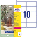Transparente Etiketten, 96x50,8mm, 250 Stück, transparent AVERY ZWECKFORM L7783-25 ZWECKFORM L7783-25   250St