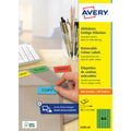 Etiketten farbig ablösbar, 38x21,2mm, 1300 Stück, grün AVERY ZWECKFORM L4792-20 ZWECKFORM L4792-20  1300St