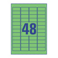 Farbige Etiketten ablösbar, 45,7x21,2mm, 960 Stück, grün AVERY ZWECKFORM L6040-20