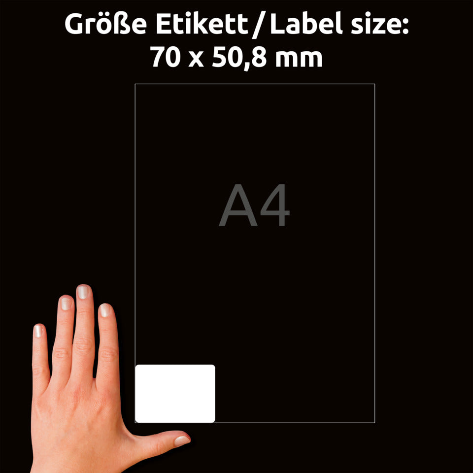 Etiketten für Disketten, 70x50,8mm, 250 Stück, weiß AVERY ZWECKFORM L4738REV-25 ZWECKFORM L4738REV-25 weiß