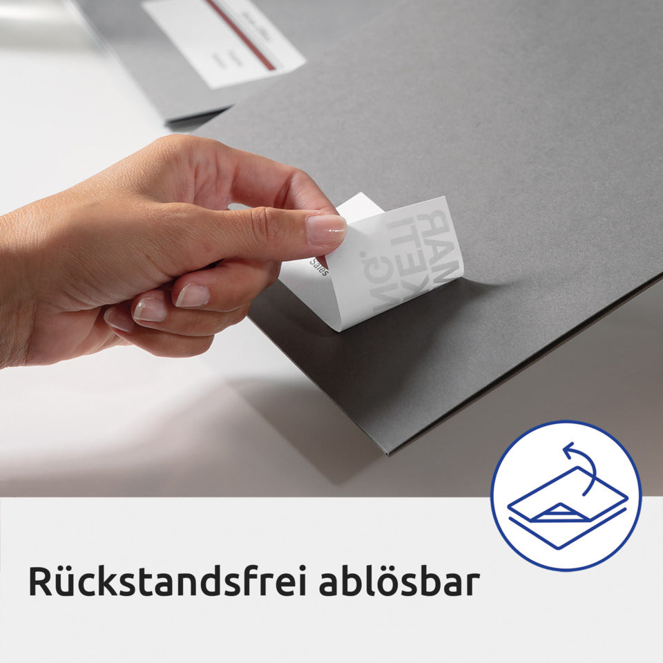 Etiketten in Blumenform ablösbar, 40,8x40,3mm, 240 Stück, weiß AVERY ZWECKFORM 5084 ZWECKFORM 5084 ablösbar