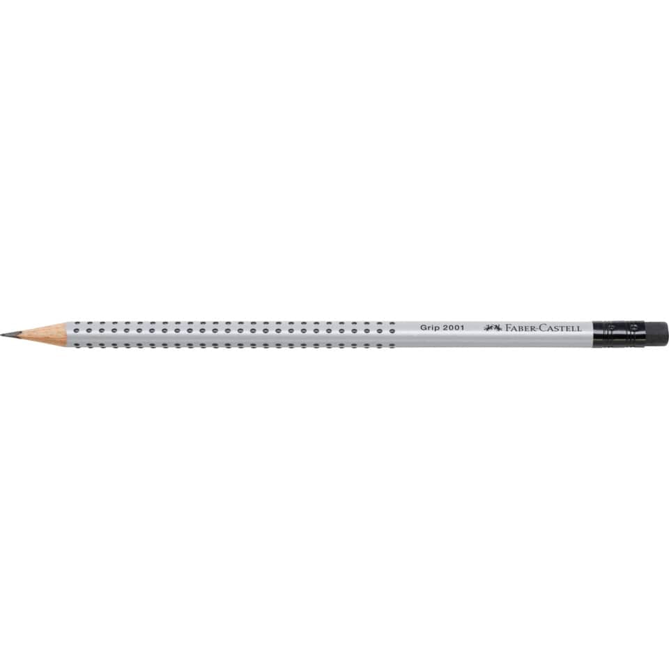 Bleistift Grip 2001 mit Radierer, HB FABER CASTELL 117200 FABER CASTELL 117200 m.Radier.