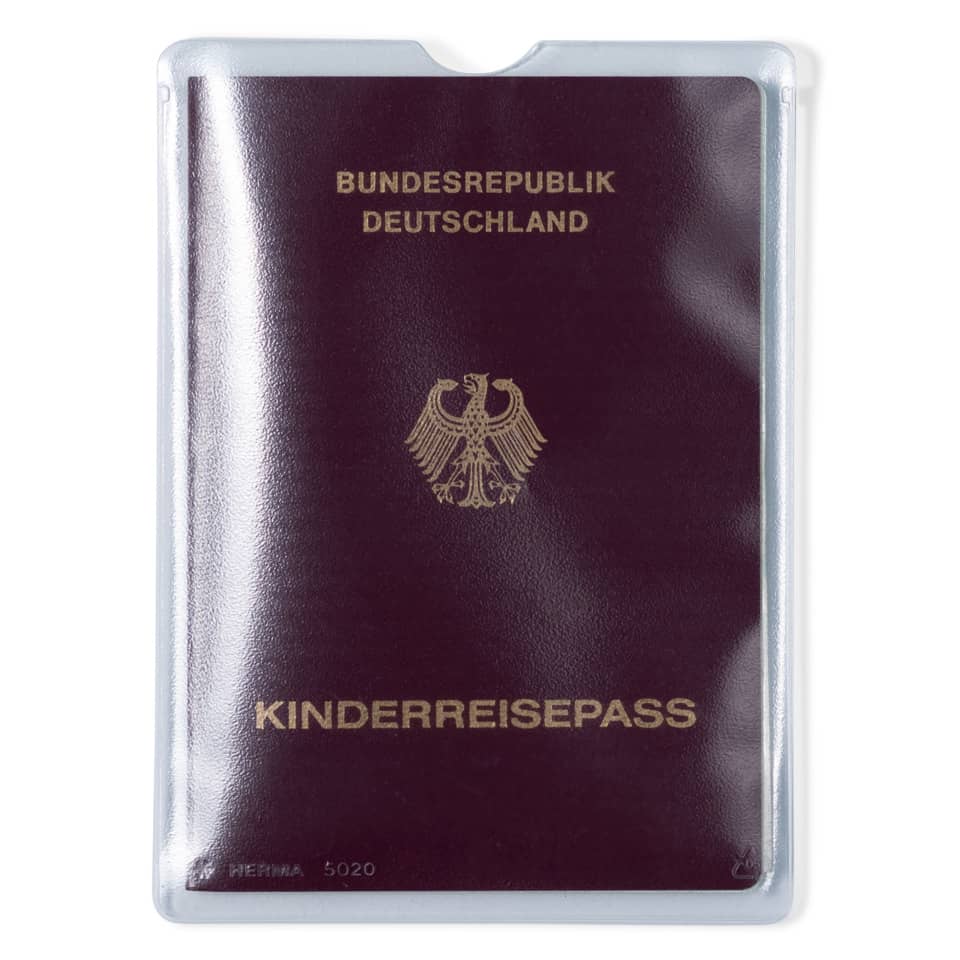 Ausweishülle für Fahrkarte/Kinderausweise, 95x135mm, transparent HERMA 5020 HERMA 5020 f. Fahrkarte/Kinderausw.