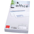 Briefumschlag Office mit Fenster, C5/6, 80g/m², haftklebend, 50 Stück, weiß ELCO 74466.12 ELCO 74466.12  Offs. 80  50St
