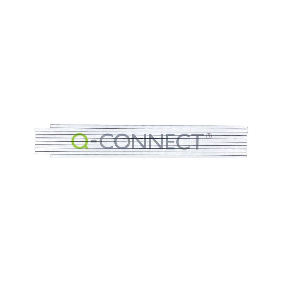 Zollstock, 2m, weiß Q-CONNECT 4.002.001