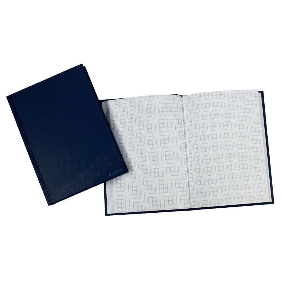 Geschäftsbuch, A6, 96 Blatt, kariert, blau DONAU 1340009-10 DONAU 1340009-10 A6/96BL