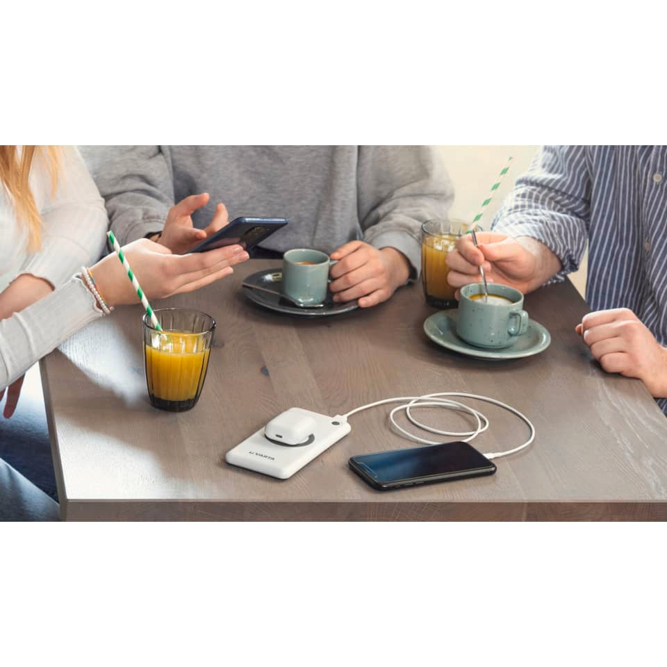 Ladestation Powerbank 10.000mAh weiß VARTA 57913 101 111 VARTA 57913 101 111 Induktion Wireless