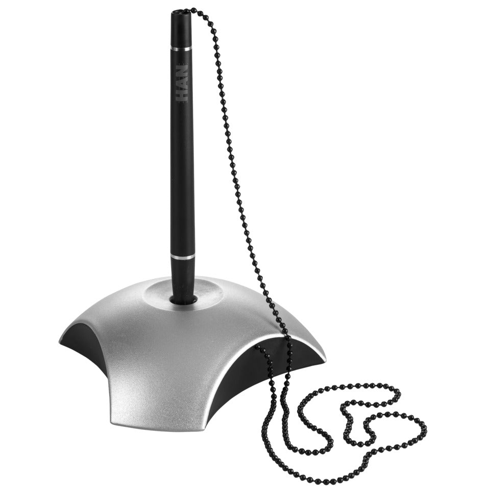 Kugelschreiberständer DELTA Silber Edition, excl. lackiert, Mine schwarz, silber HAN 2751-77D HAN 2751-77 Edition