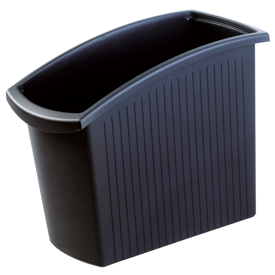 Papierkorb MONDO,18 Liter, rechteckig, ergonomisch schlank, schwarz HAN 1840-13D HAN 1840-13  18l