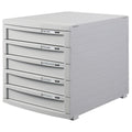 Schubladenbox CONTUR, DIN A4/B4/C4, 5 geschlossene Schubladen, lichtgrau HAN 1505-11D HAN 1505-11 5 CONTUR gesch.Ld