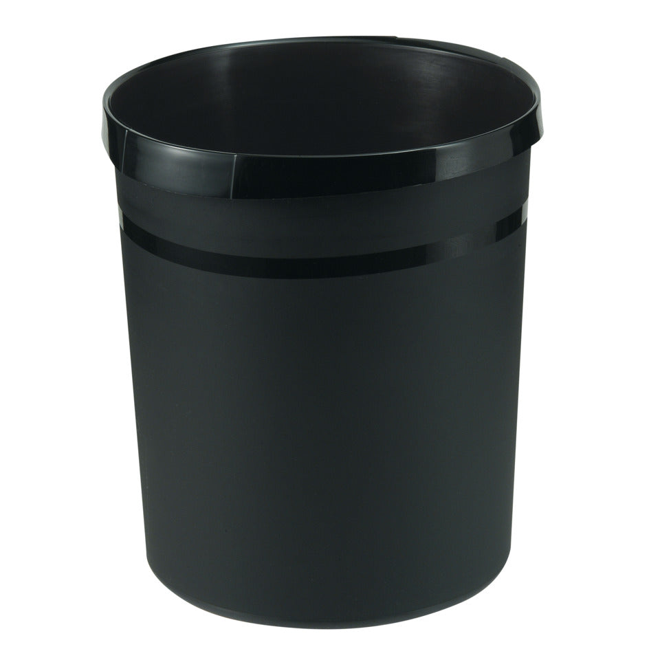 Papierkorb Grip Karma, 18L, schwarz HAN 18198-13D HAN 18198-13 Karma  Rund 18lt