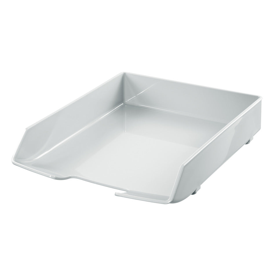Briefablage WAVE EXCLUSIV, DIN A4/C4, stapelbar, stabil, lichtgrau HAN 1028-11D HAN 1028-11 lichtgrau