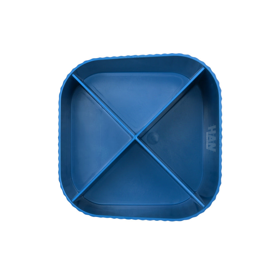 Schreibtischköcher KARMA, 4 Fächer, öko-blau HAN 17248-16D HAN 17248-16 Karma