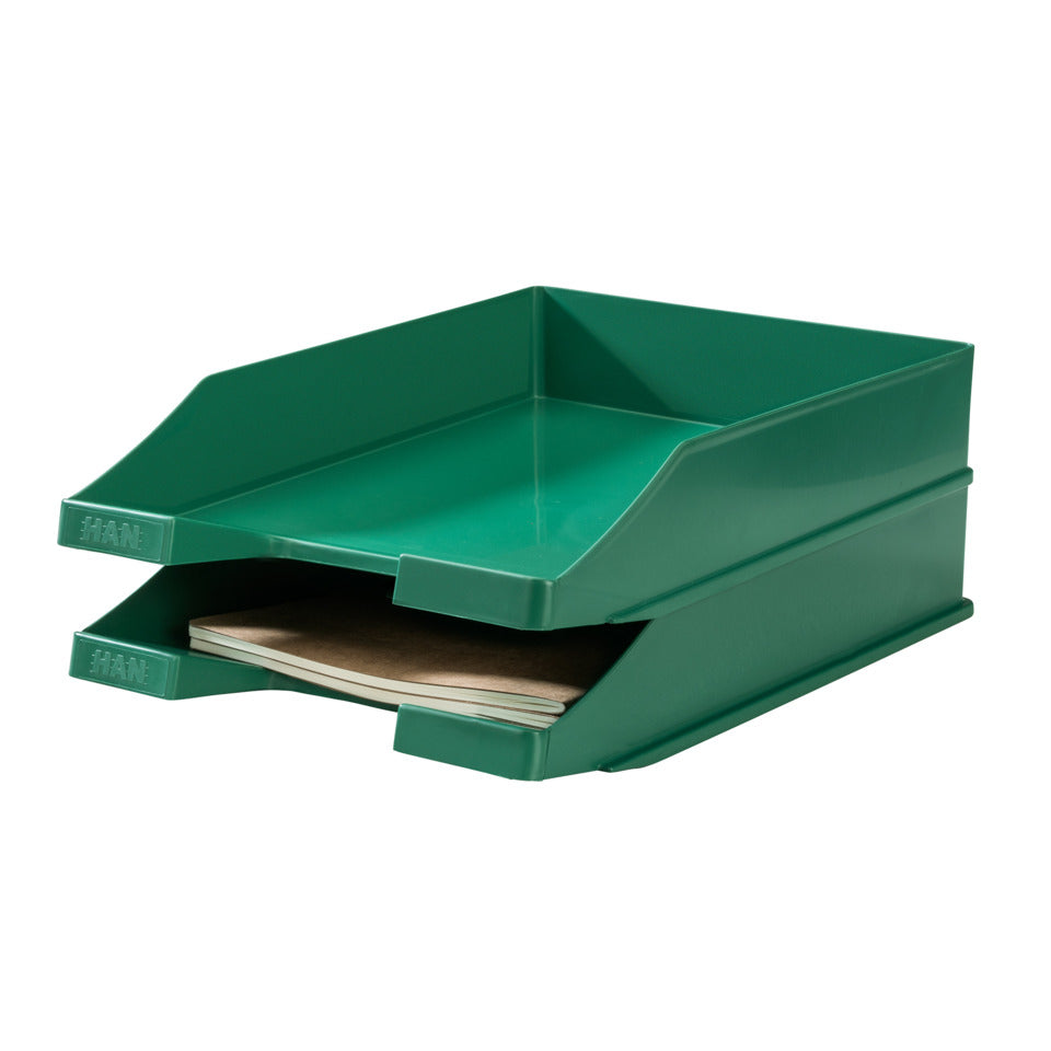 Briefablage KLASSIK KARMA, DIN A4/C4, öko-grün HAN 10278-05D