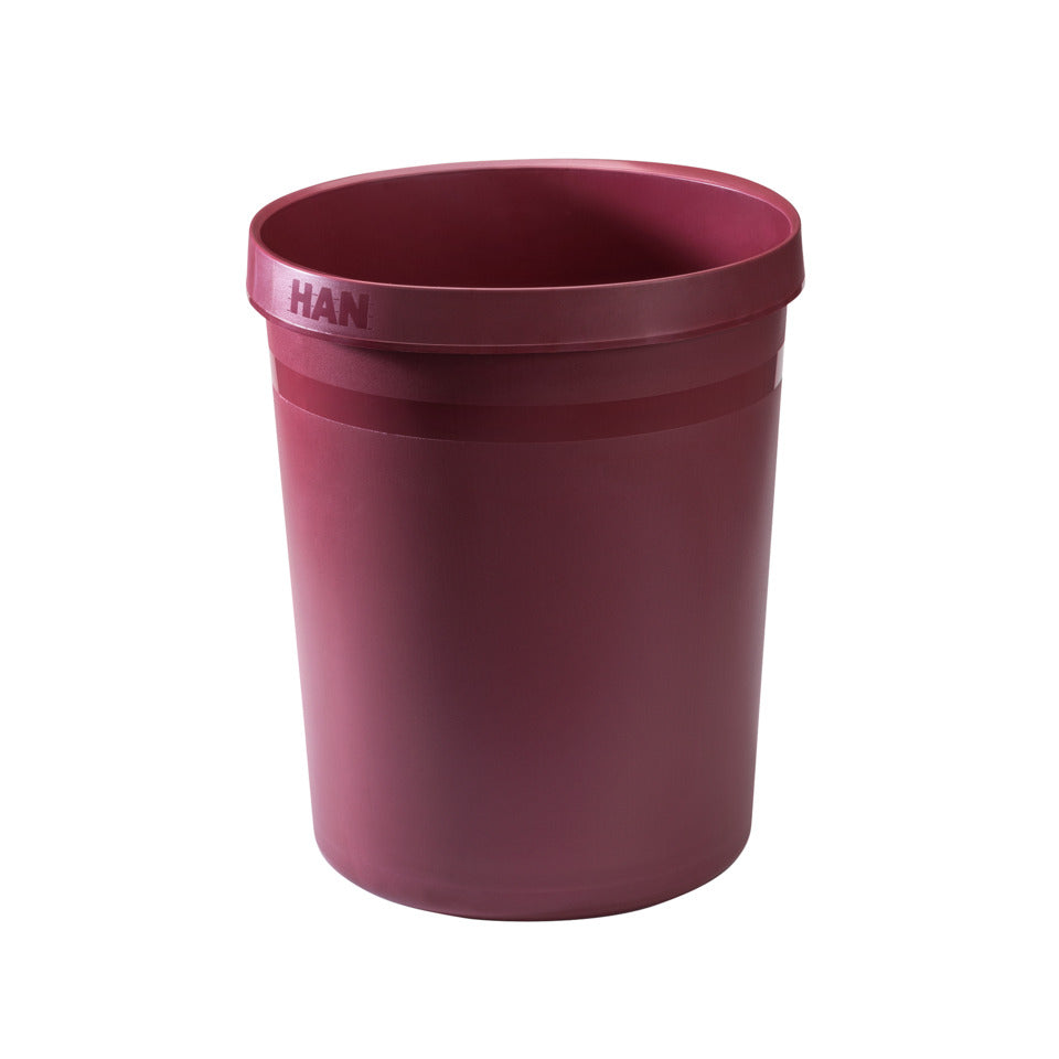 Papierkorb GRIP KARMA, 18l öko-rot HAN 18198-17D HAN 18198-17 Karma rund 18l