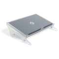 Dokumentenhalter FlexDesk 640, acryl-grau BAKKERELKHUIZEN BNEFDESK640