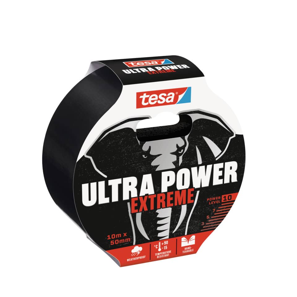 Reparaturband Ultra Power Extrem, 10mx50mm, schwarz TESA 56622-00000-00 TESA 56622-00000-00 50mm x10m