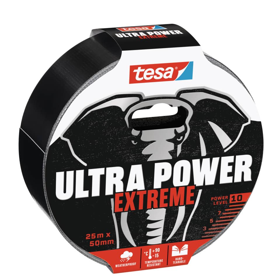 Reparaturband Ultra Power Extrem, 25mx50mm, schwarz TESA 56623-00000-00 TESA 56623-00000-00 50mm x25m