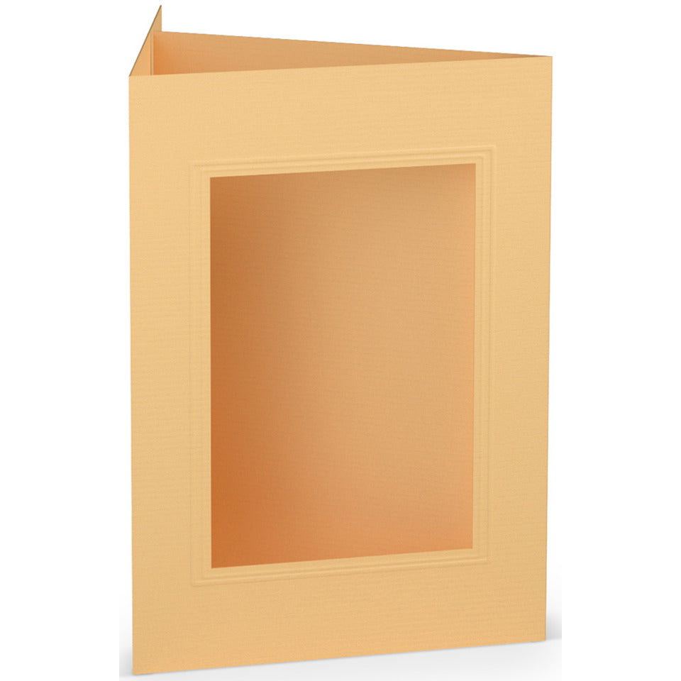 Passepartoutkarte Paperado eckig, B6, 220g/m², melon RÖSSLER 164033122 164033122 Eckig 120x170mm