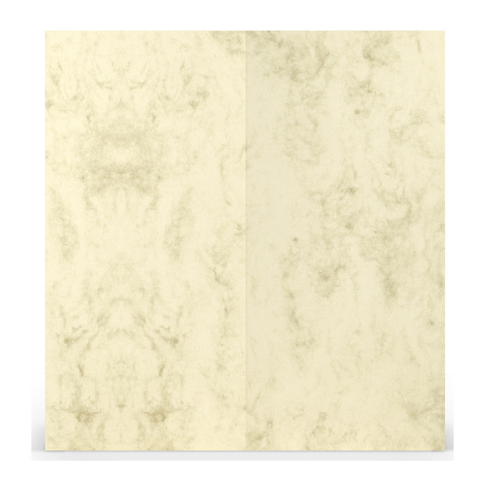Briefkarte Paperado, DLhd, 220g/m², chamois marmora RÖSSLER 16406906 16406906    100x210mm