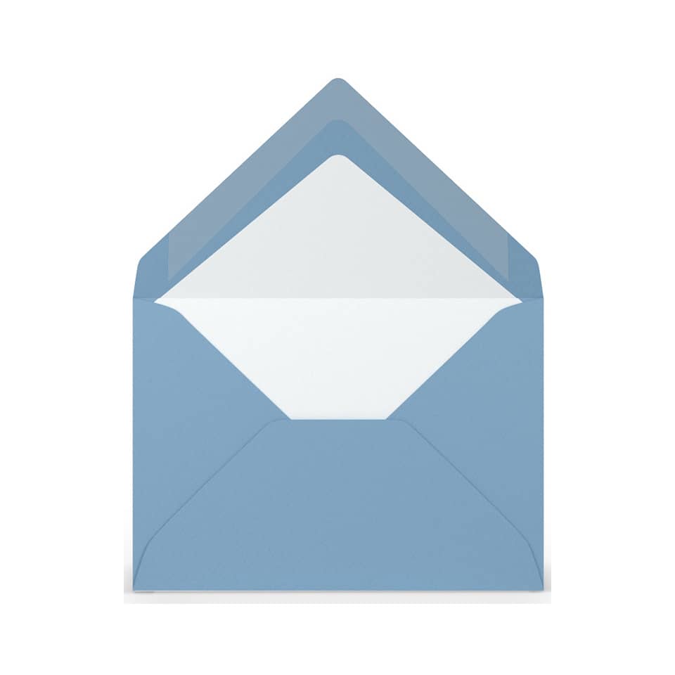 Briefumschlag Paperado, C7, 100g/m², SF, nassklebend, dunkelblau RÖSSLER 16400735 16400735    81x114mm