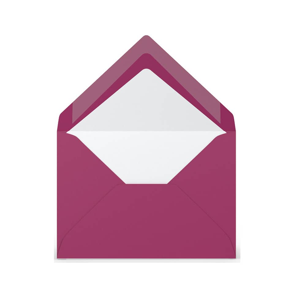 Briefumschlag Paperado, C7, 100g/m², SF, nassklebend, amarena RÖSSLER 16400746 RÖSSLER 16400746 C7