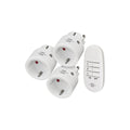 Comfort-Line Funkschalt-Set Mini 3+1, 3er Funksteckdosen Set weiß BRENNENSTUHL 1507070